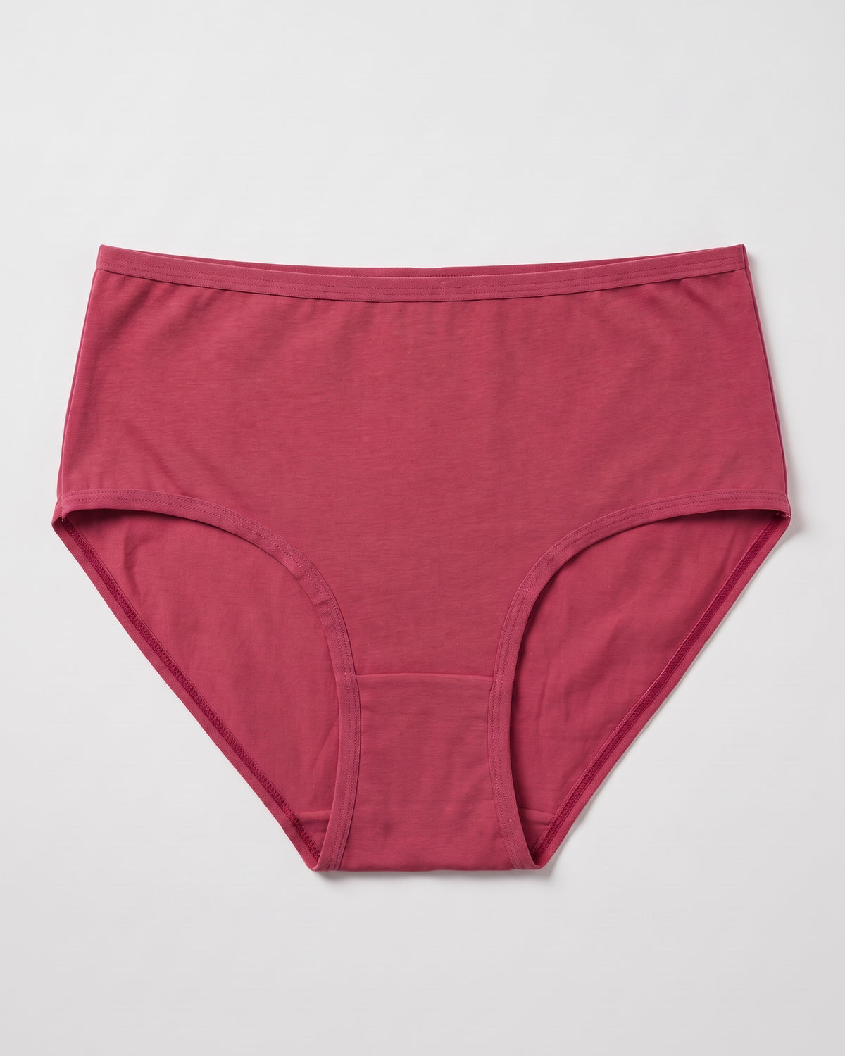 FUSHEYA High Waist Supersoft Cotton Stretch Brief - Roseberry