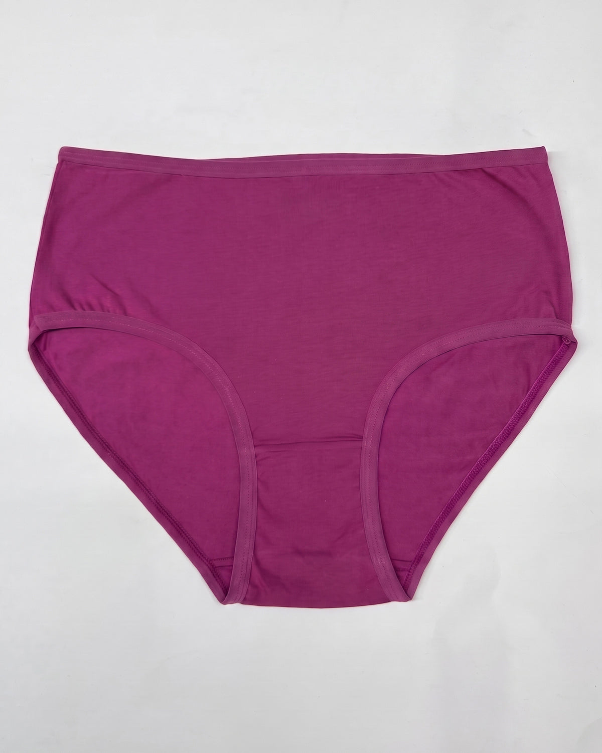 FUSHEYA High Waist Supersoft Cotton Stretch Brief - Magenta