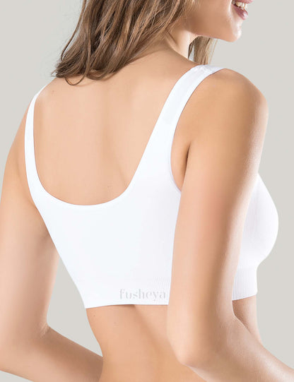Sports Bras for Women, Seamless Comfortable Yoga Bra with Removable Pads