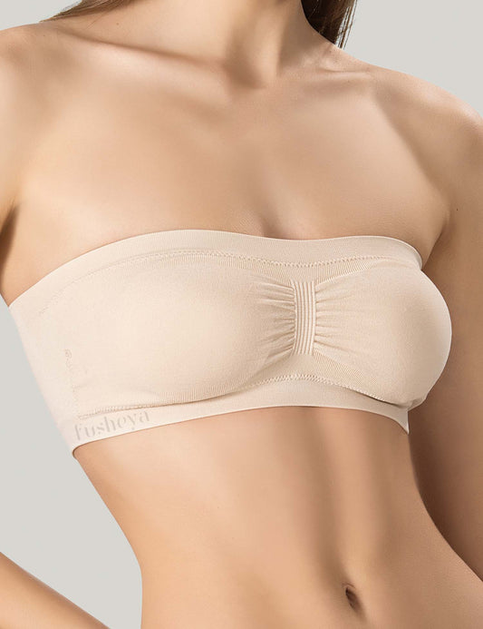 Padded Tube Bra, Cleavage Coverup Stretchy Chest Wrap Shapewear, Body Shaper