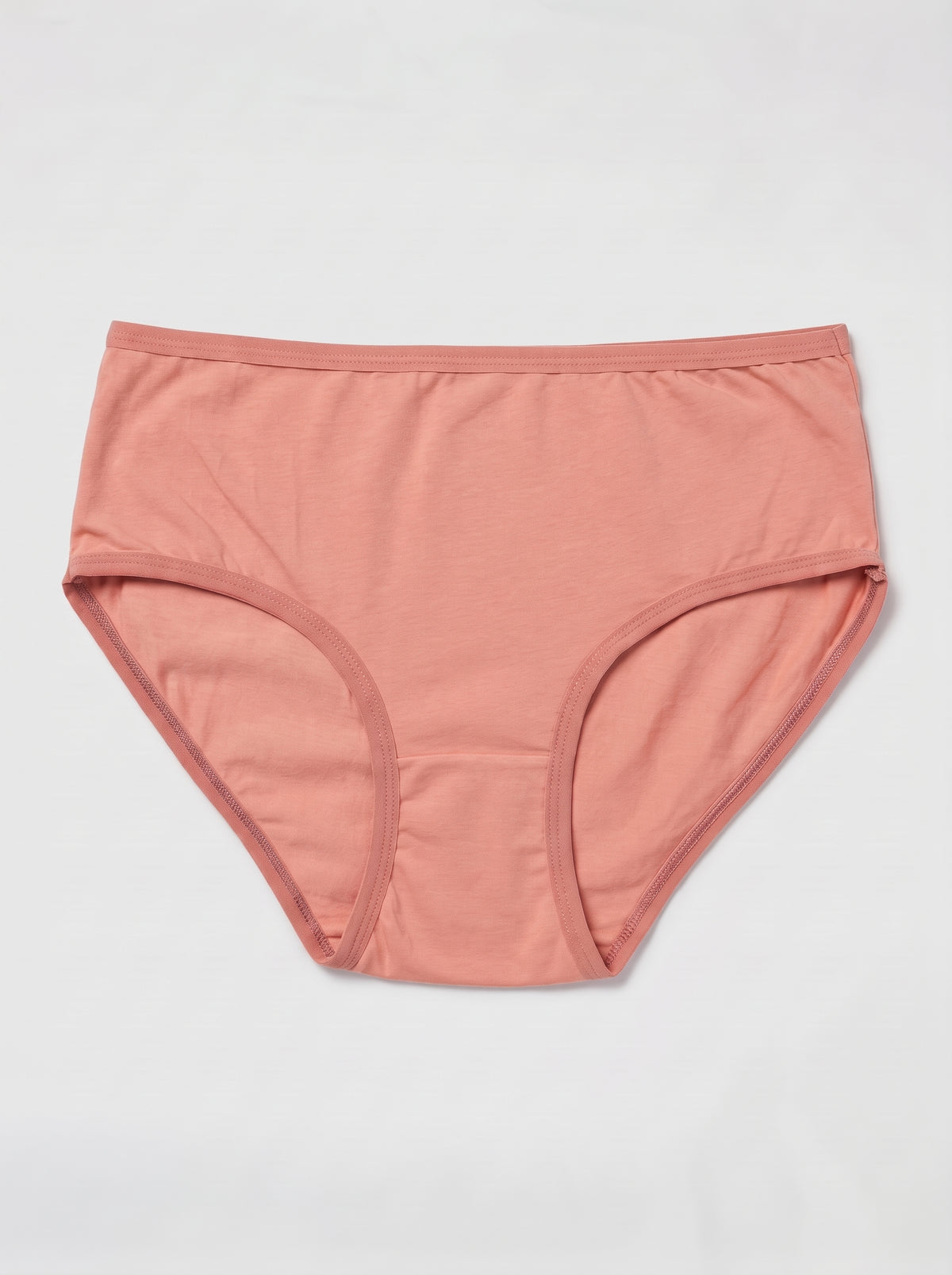 FUSHEYA High Waist Supersoft Cotton Stretch Brief - Peach