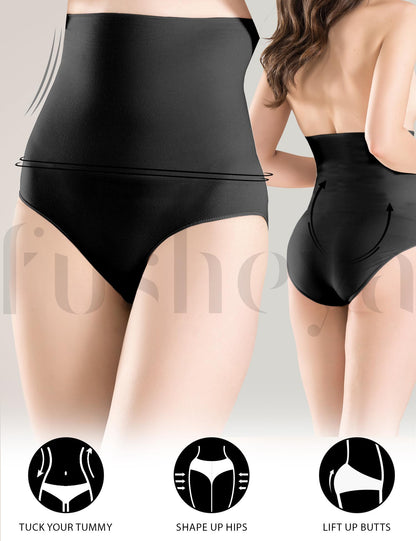 FUSHEYA High Waist Brief Shapewear Seamless Butt Lifter Underwear for Women-tummy tucker-hips and butt lifter