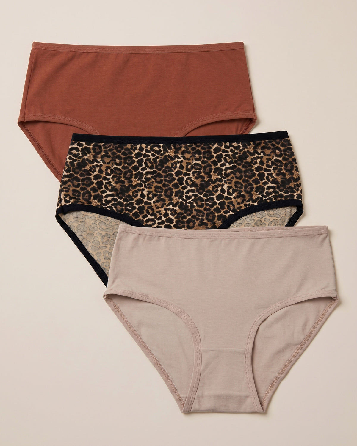 FUSHEYA Women’s Cotton Elastane Briefs – 3 Pack 7055501-21