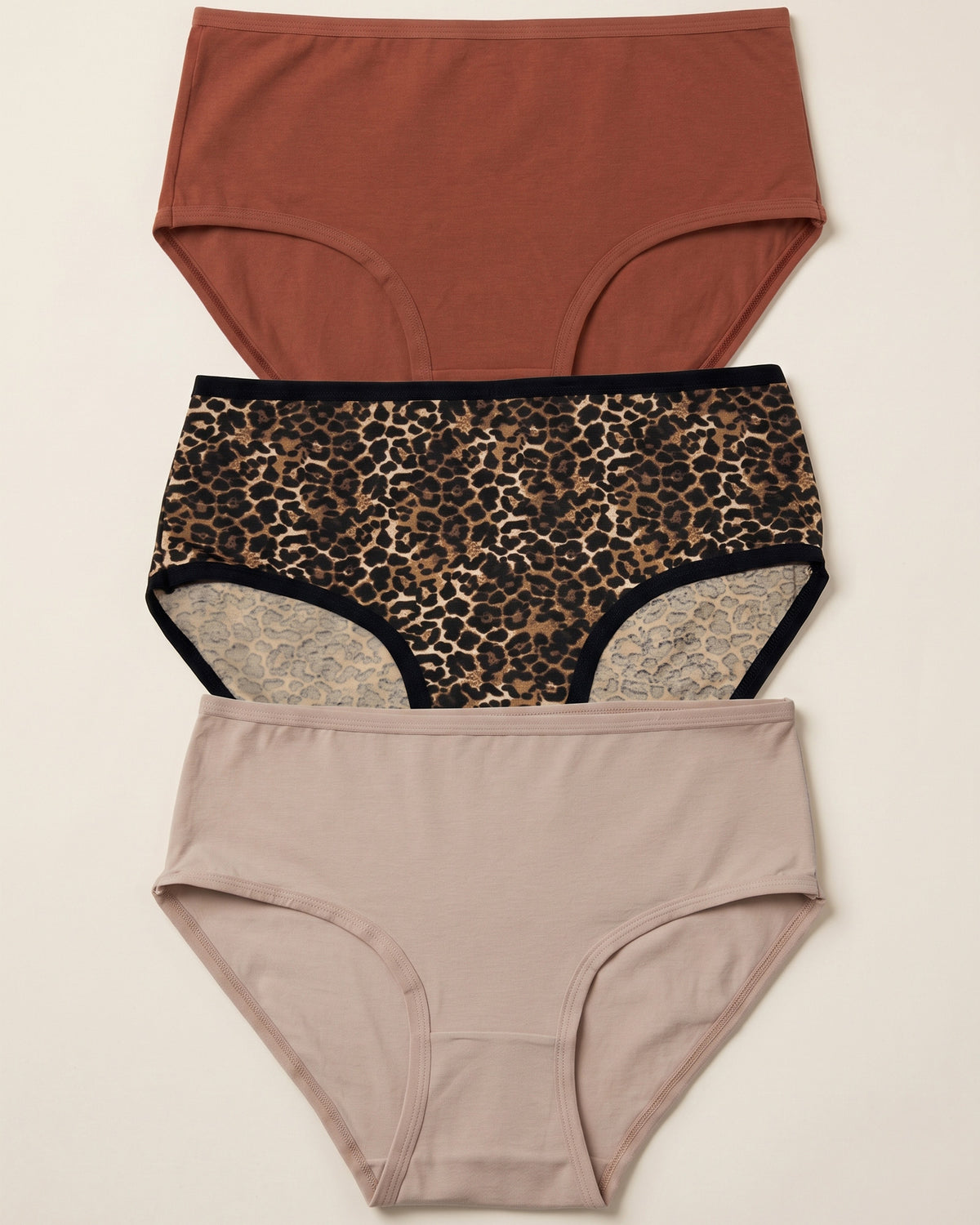 FUSHEYA Women’s Cotton Elastane Briefs – 3 Pack 7055501-21