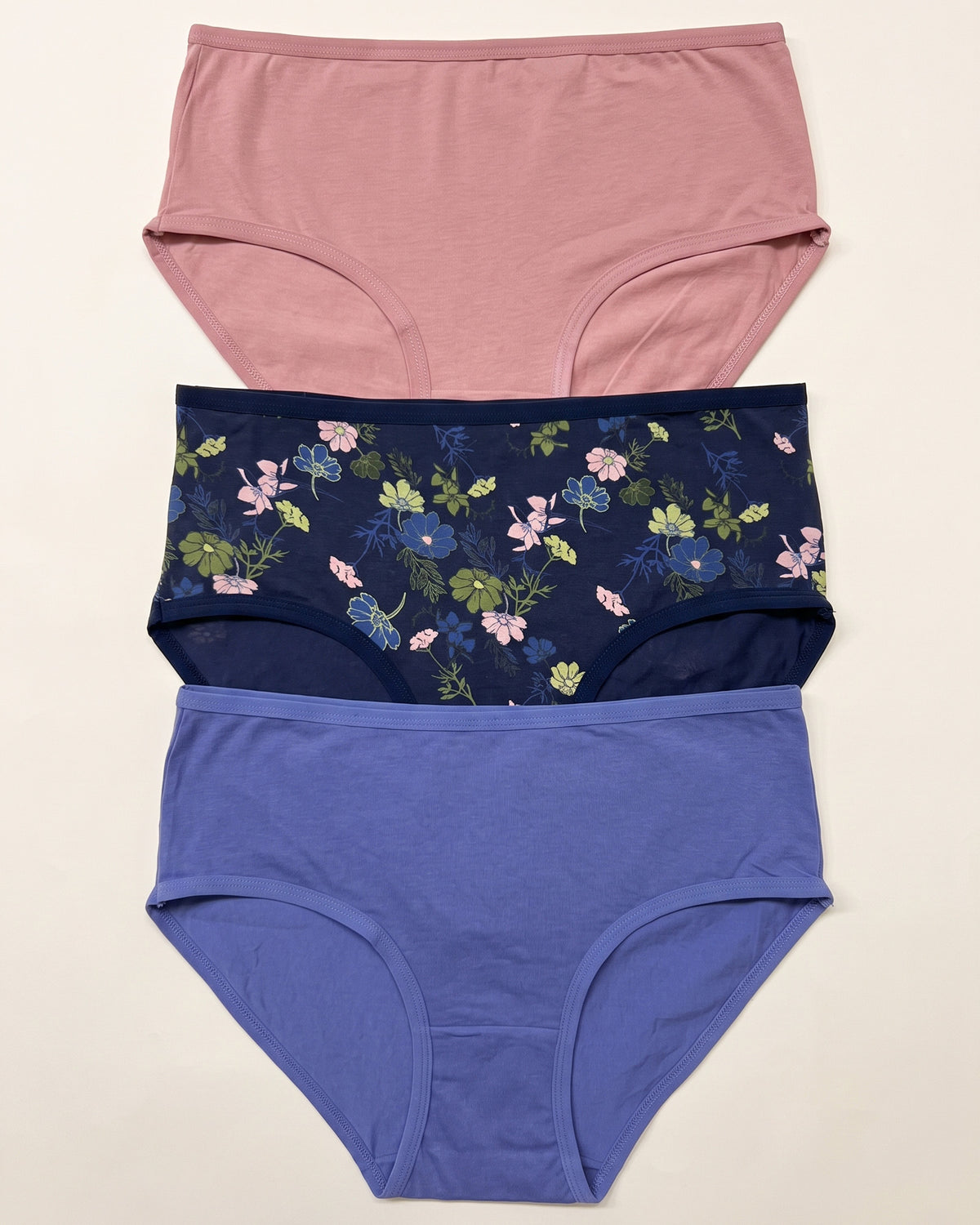 FUSHEYA Women’s Cotton Elastane Briefs – 3 Pack 7055501-28