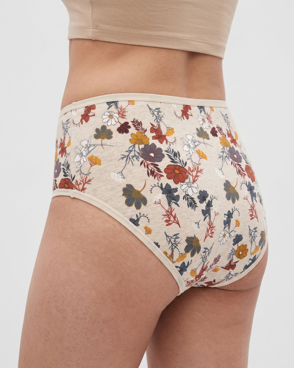 FUSHEYA High Waist Supersoft Cotton Stretch Brief - Autumngarden