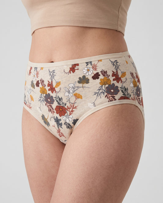 FUSHEYA High Waist Supersoft Cotton Stretch Brief - Autumngarden