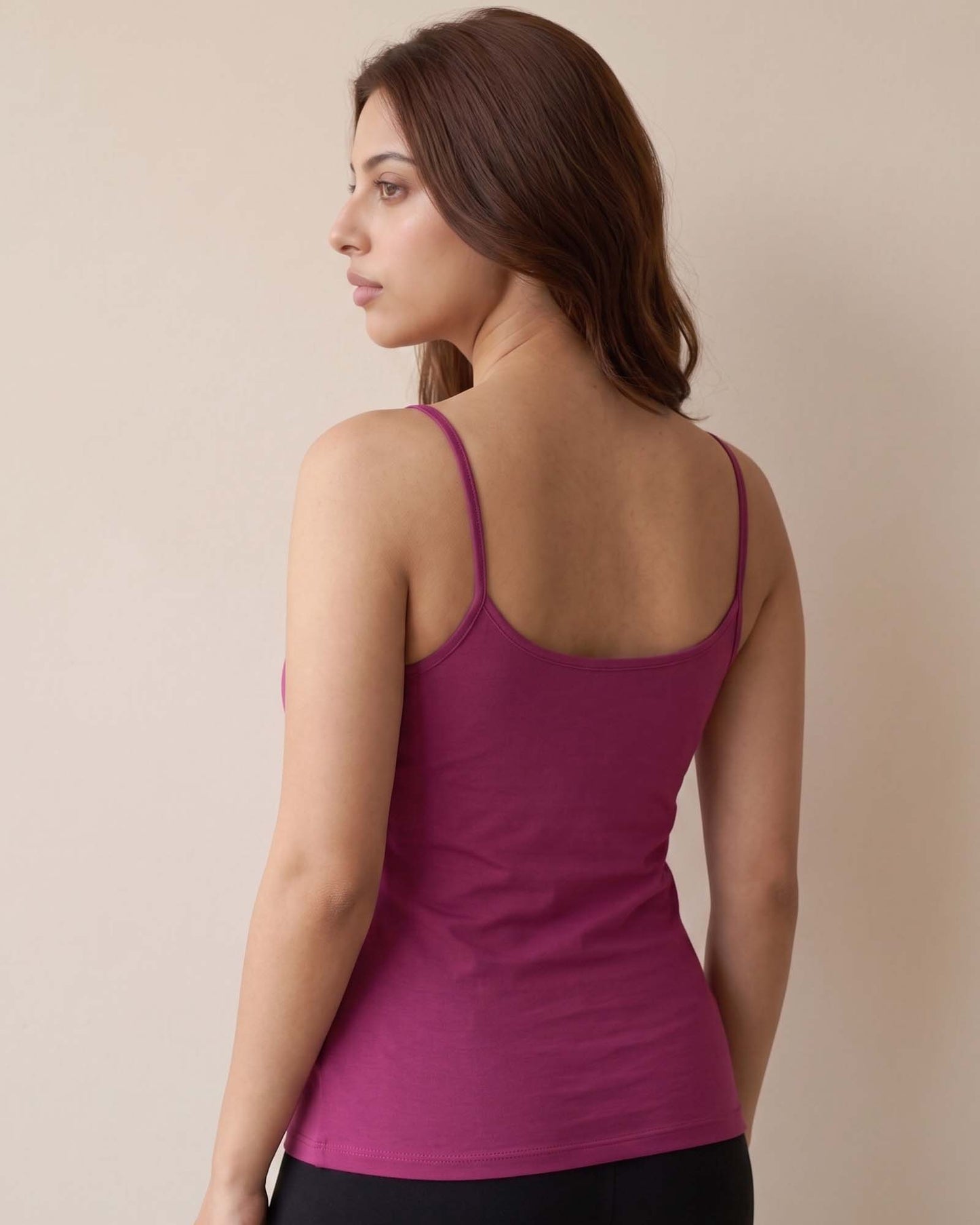 FUSHEYA Combed Cotton Stretch Camisole