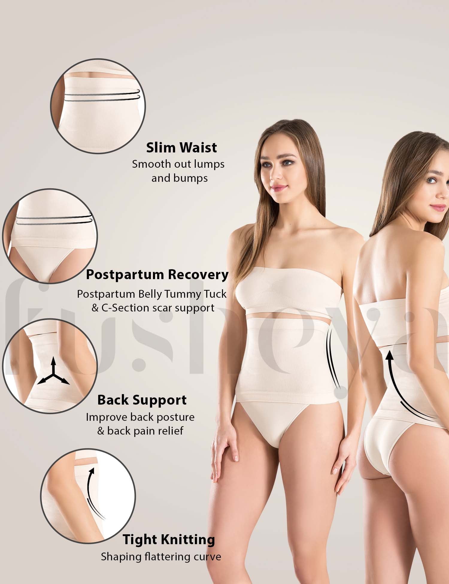 FUSHEYA Waist Cincher Shapewear Belt